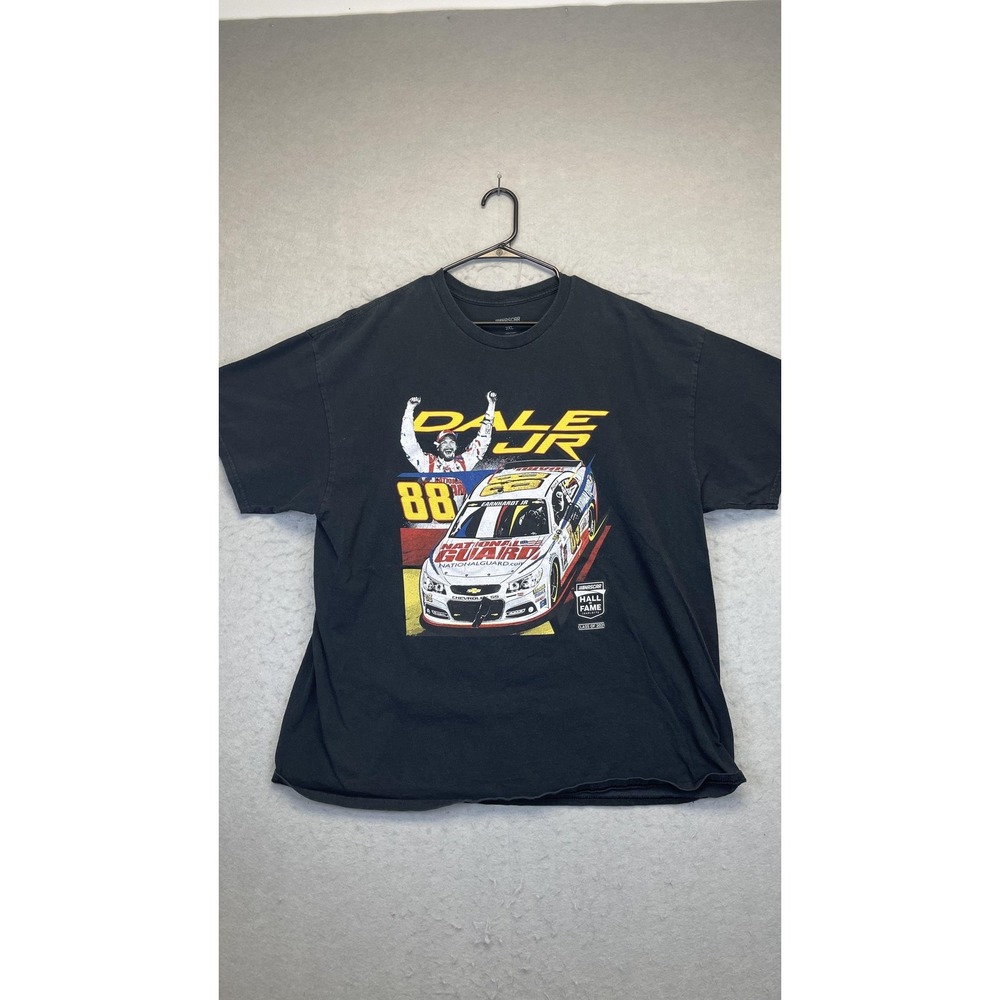 Dale Earnhardt‎ Jr Shirt Mens 2XL Black NASCAR Racing 88 National Guard Tee